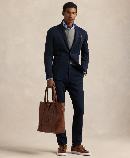 Polo Ralph Lauren Men's Polo Soft Double-Knit Suit Jacket - Aviator Navy