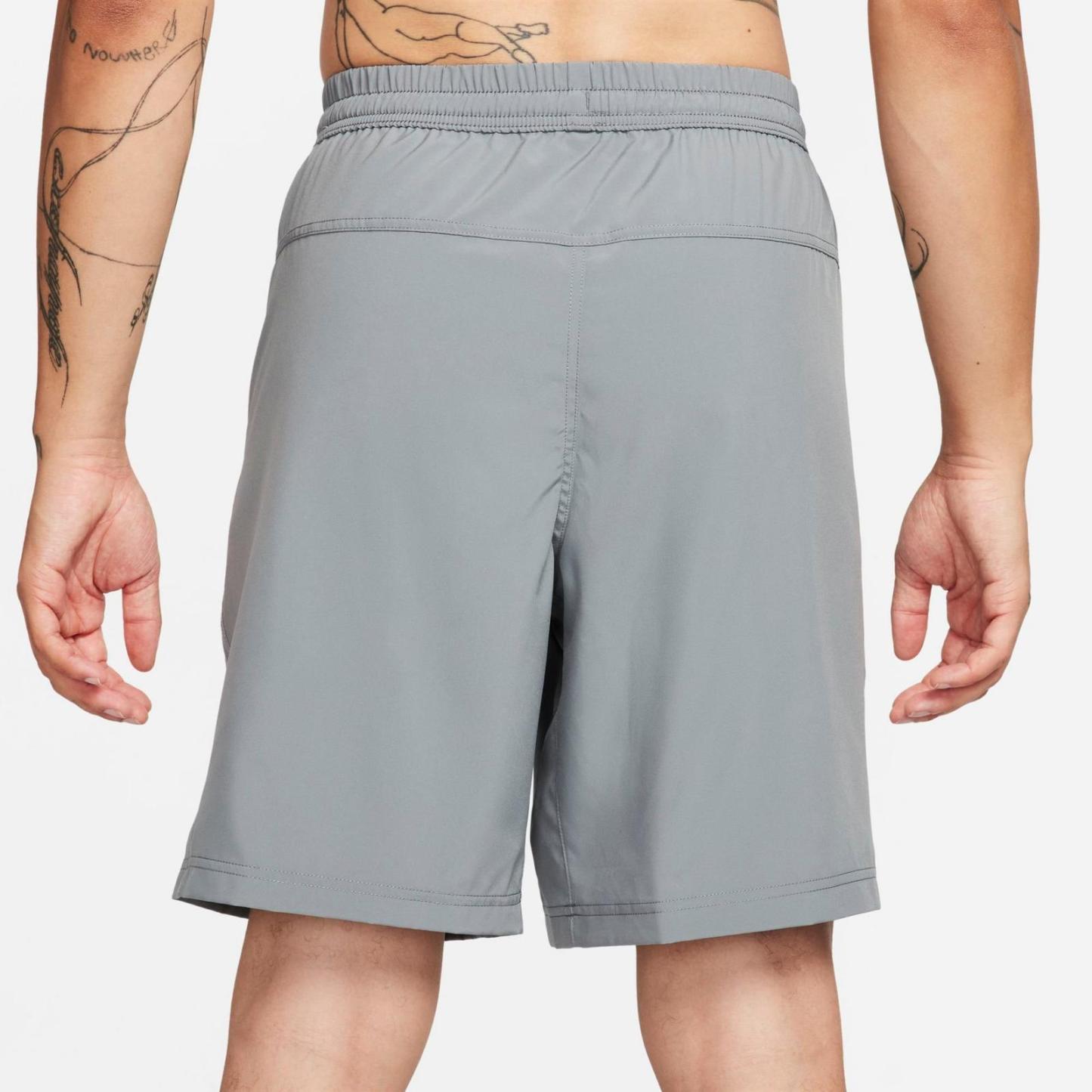 Men's Nike Form Dri-FIT Unlined 9" Versatile Shorts - Smoke Grey/Black