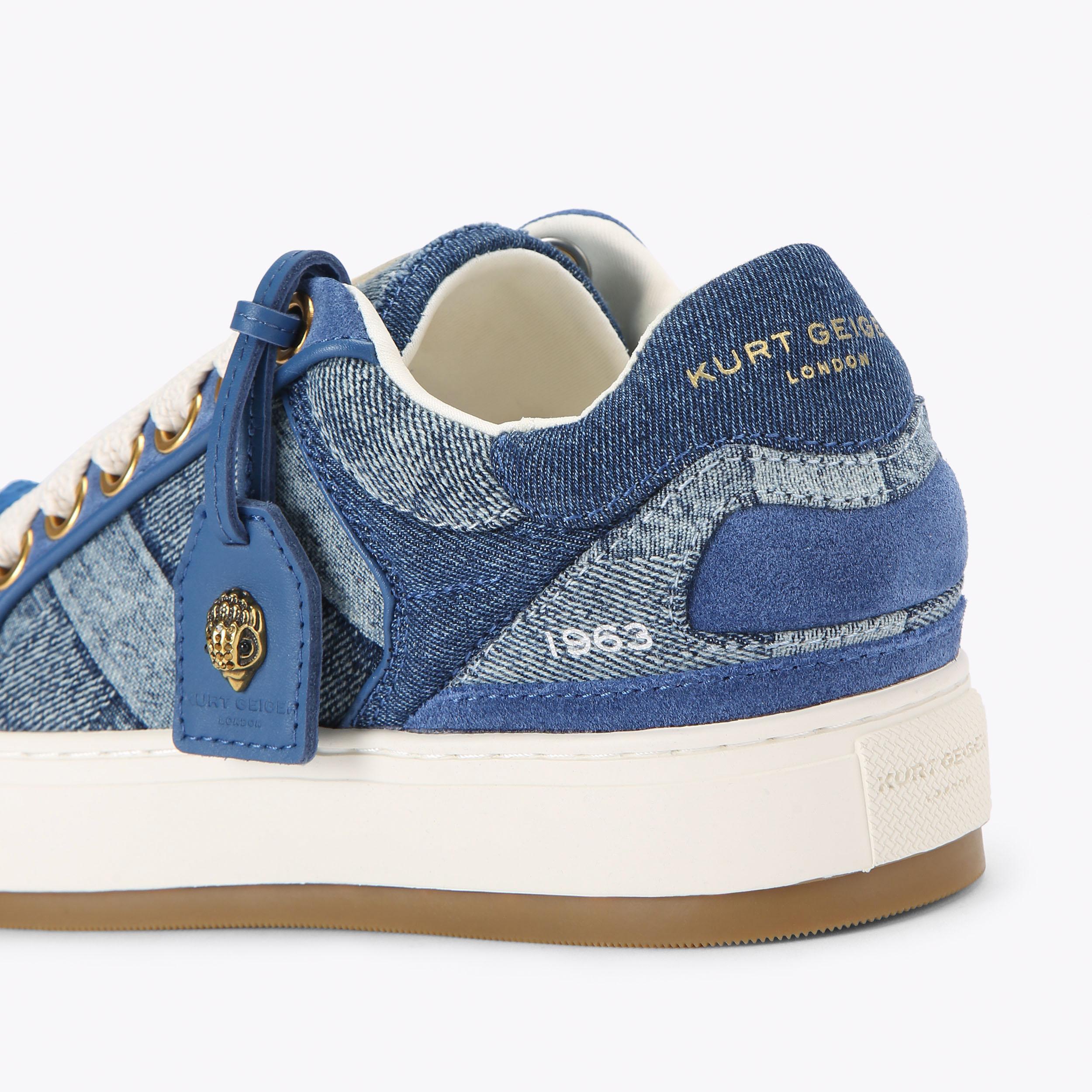Kurt Geiger London Southbank Tag Sneaker - Blue - view 4
