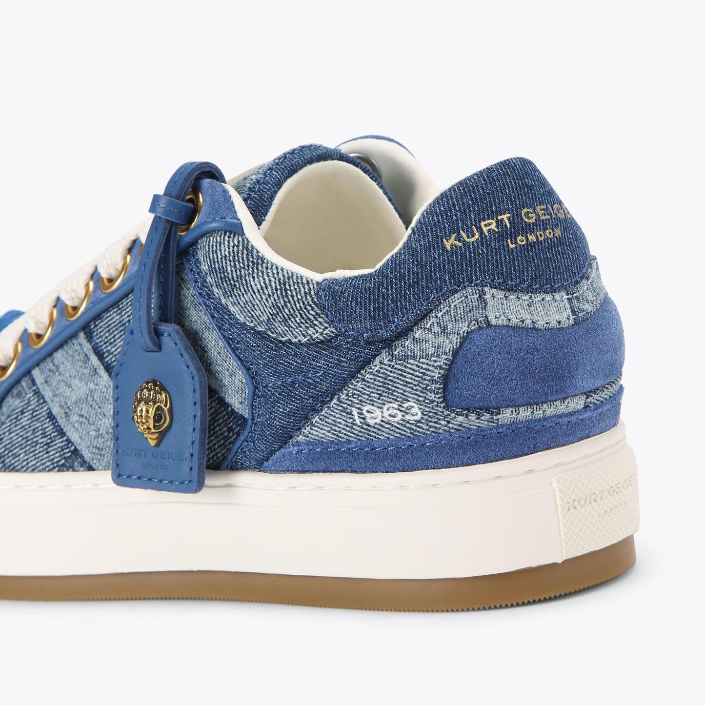 Kurt Geiger London Southbank Tag Sneaker - Blue - view 4