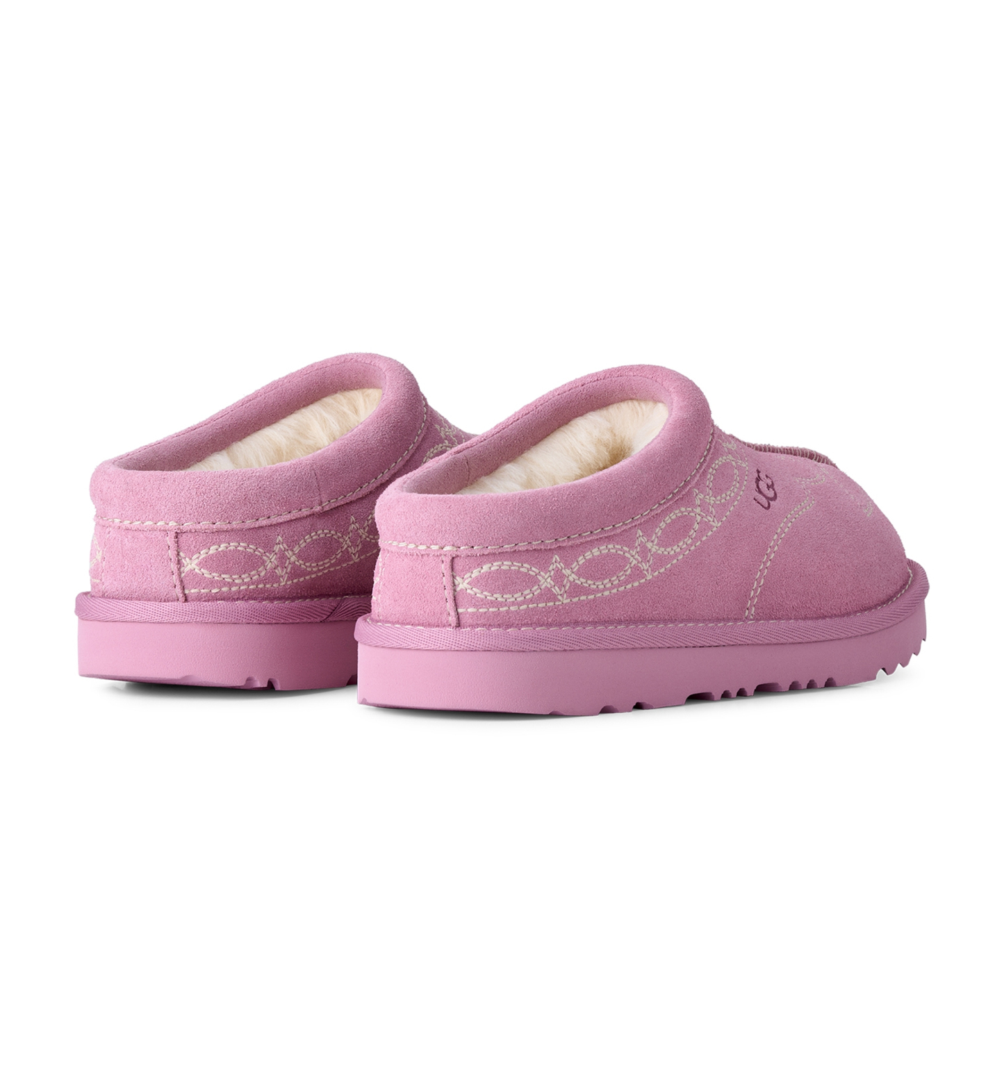 UGG® Kids Tasman II Western Clog Round Toe Slippers - Dusty Orchid