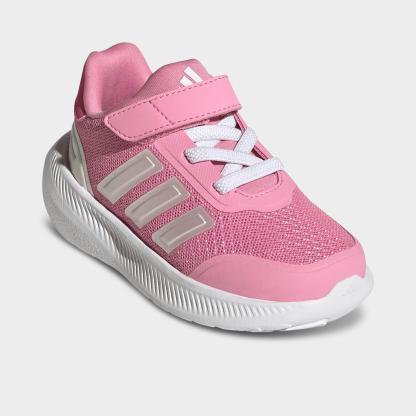 Girls' Toddler adidas X_PLR Path Hook-And-Loop Stretch Lace Casual Shoes - St Tropic Bloom/Zero Metallic/Pink Fusion - Both shoes facing left