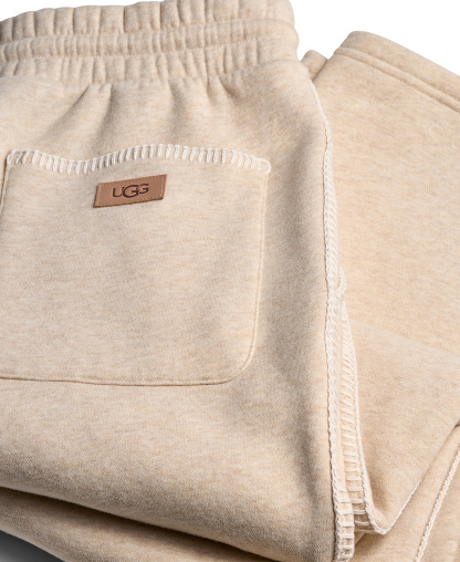 UGG Women's Classic Mid-Rise Straight-Leg Pants - Sand Heather