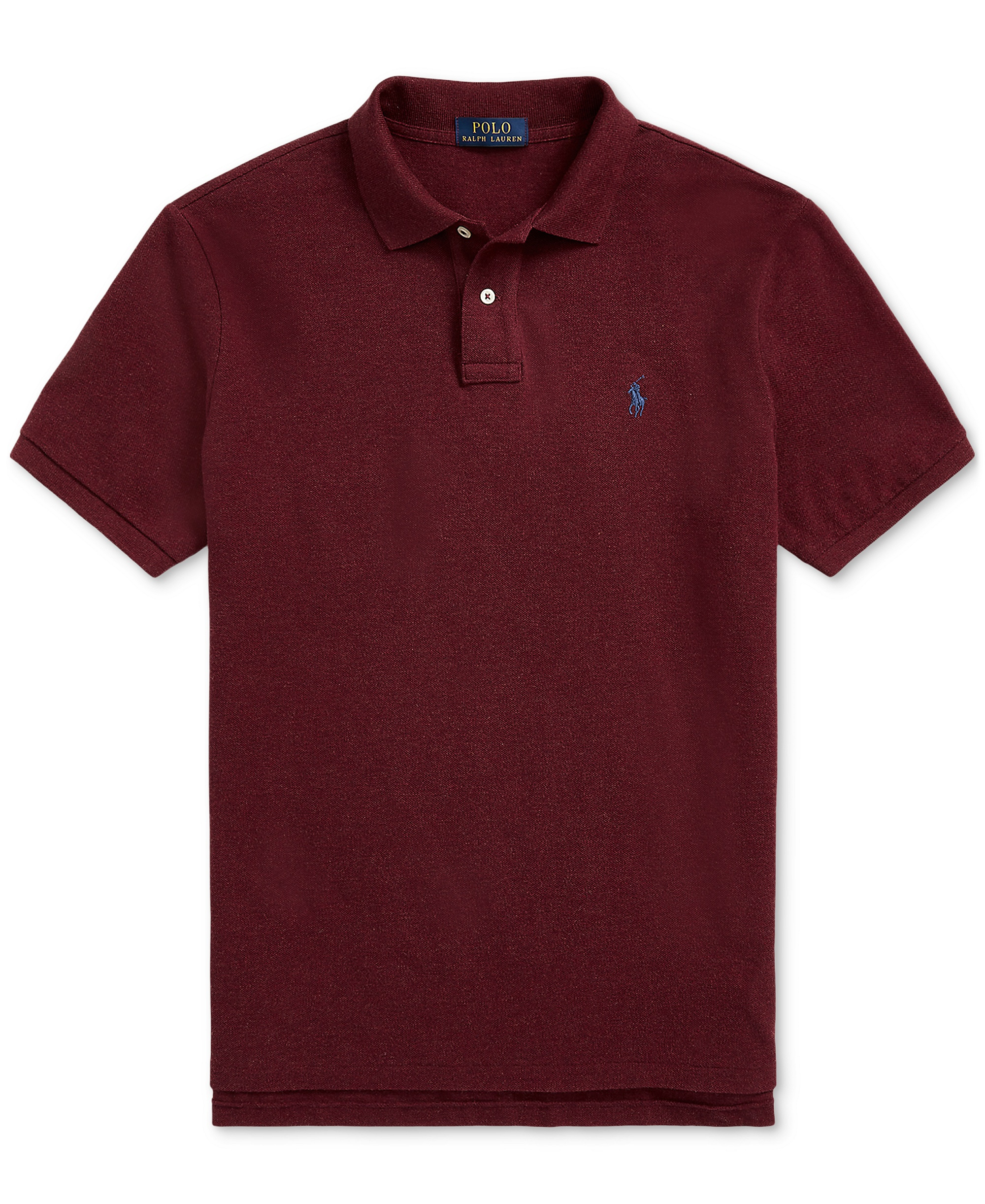 Polo Ralph Lauren Men's Classic-Fit Mesh Polo Shirt - Spring Wine Heather