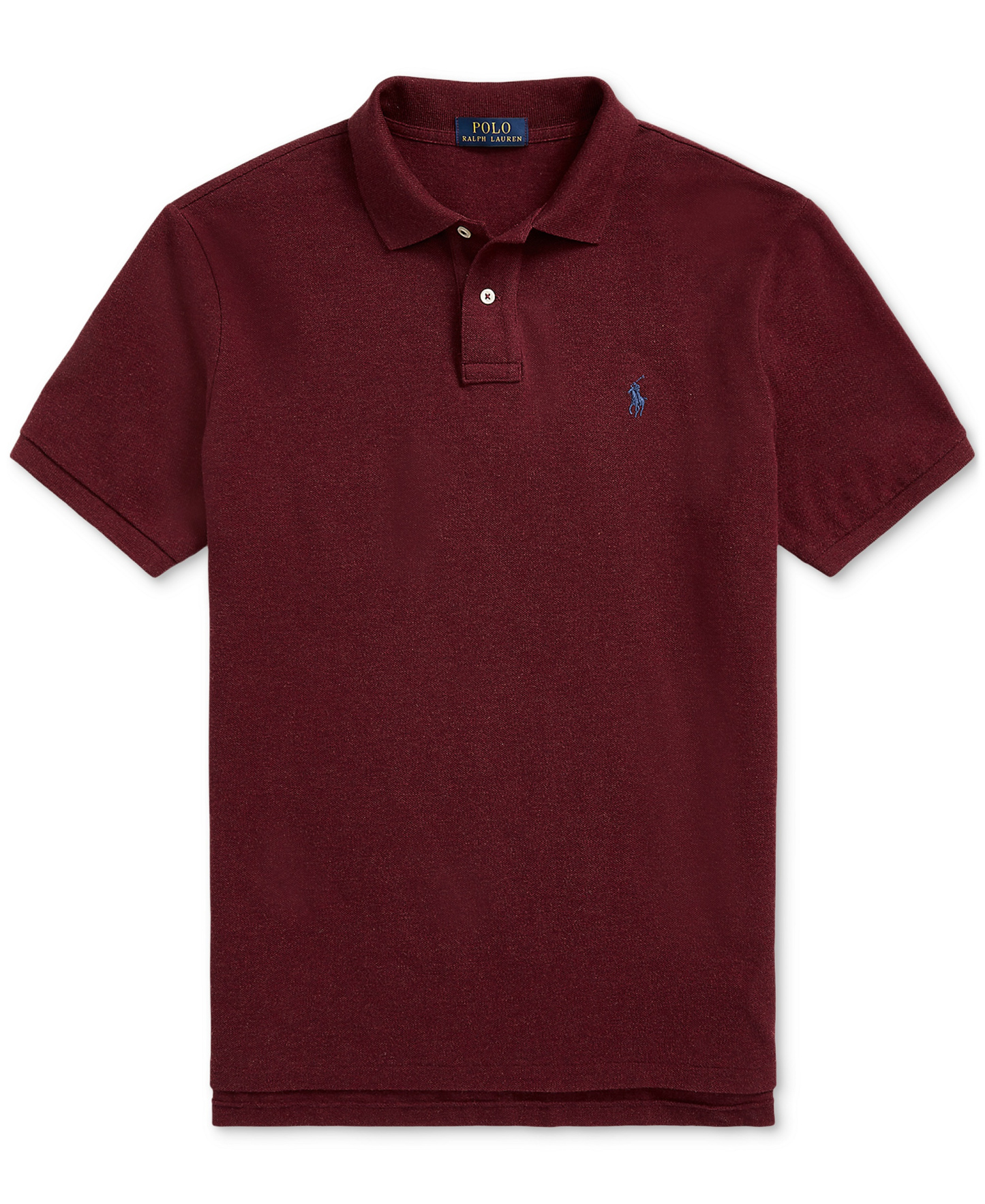 Polo Ralph Lauren Men's Classic-Fit Mesh Polo Shirt - Spring Wine Heather