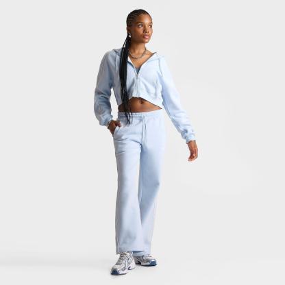 Women's New Balance Piped Wide-Leg Jogger Pants - Oxford Blue - view 2