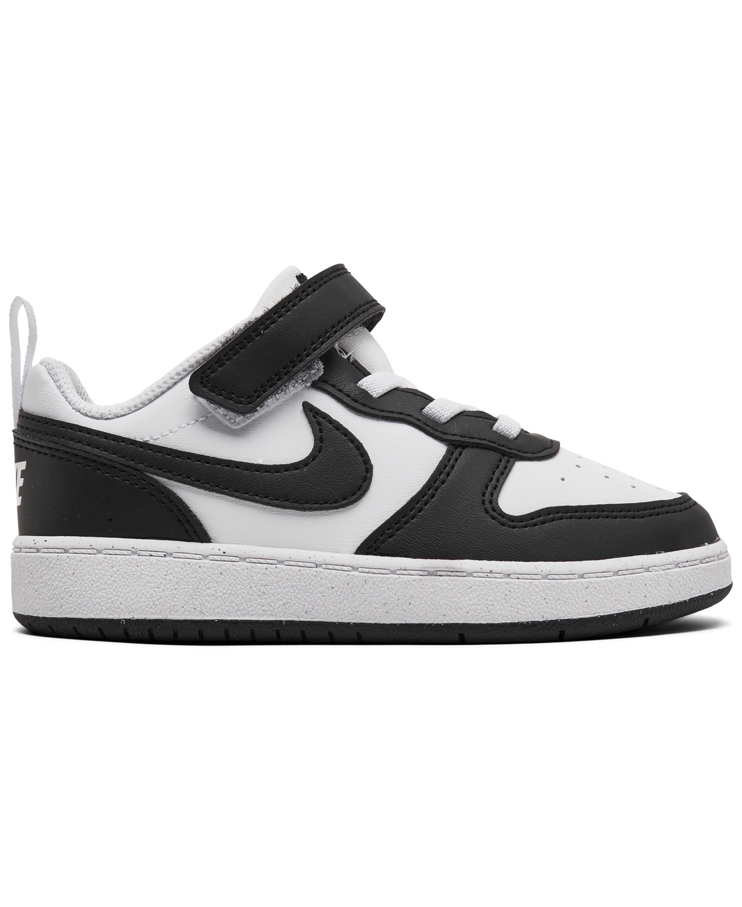Nike Toddler Kids Court Borough Low Recraft Stay-Put Casual Sneakers from Finish Line - White, Black