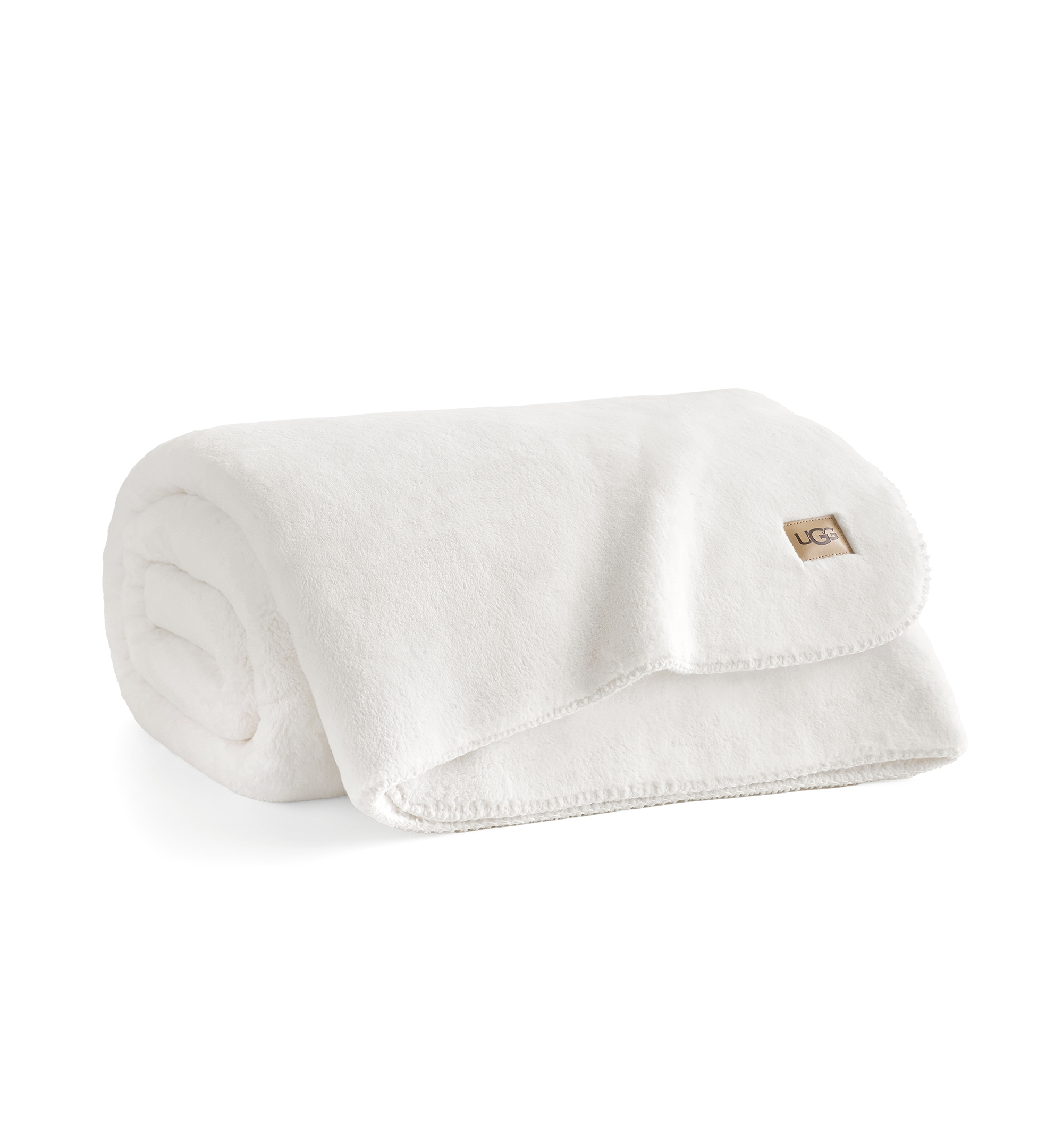 UGG® Saige Plush Throw, 50" x 70" - Rosewood