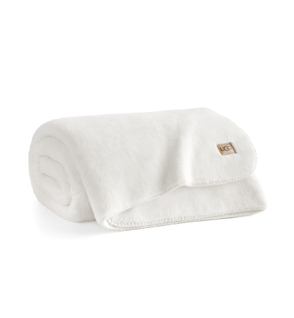 UGG® Saige Plush Throw, 50" x 70" - Rosewood