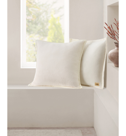 UGG® Coco 2-Pack Decorative Pillow, 20" x 20" - Coffee Berry