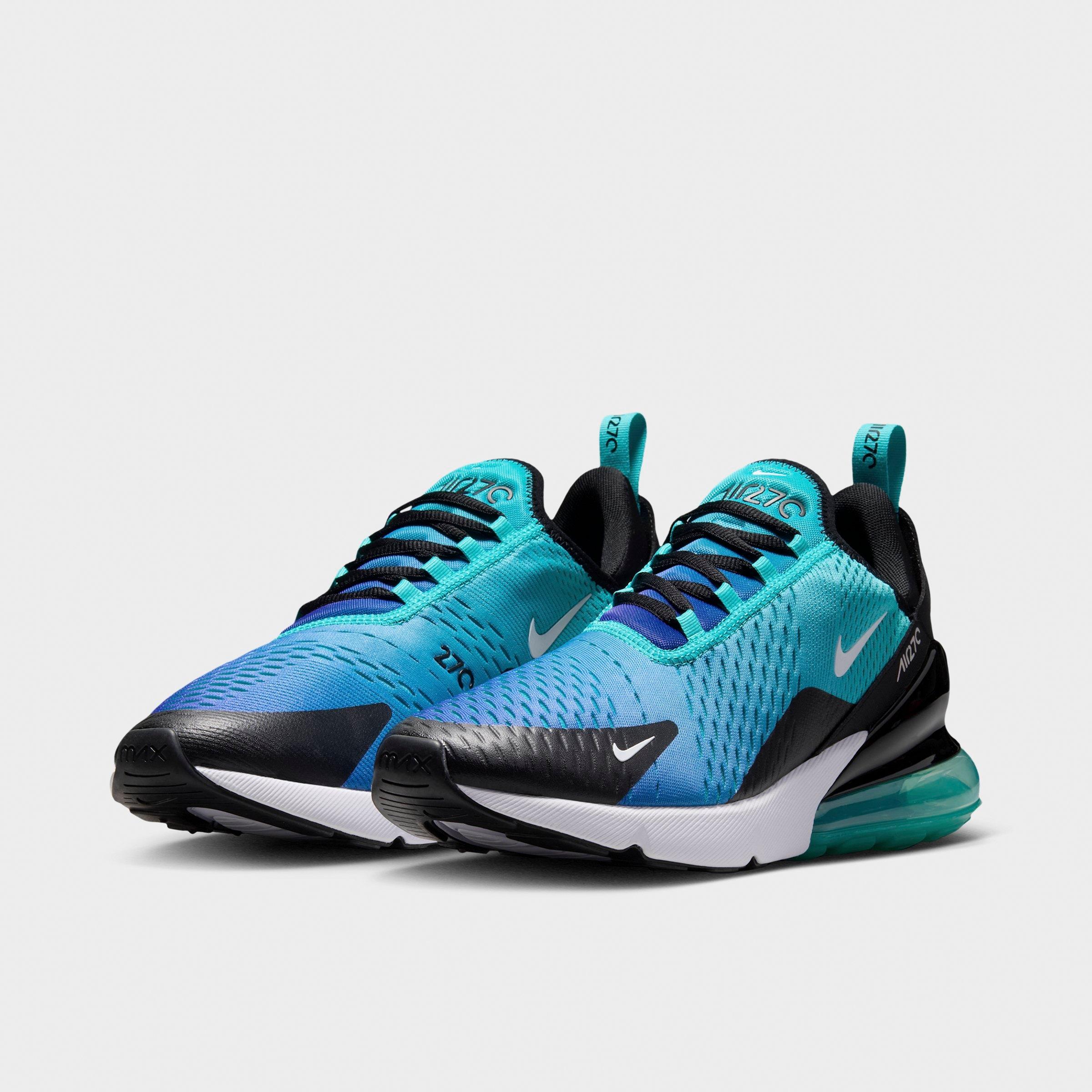 Men's Nithtke Air Max 270 Casual Shoes - Part 1 - Dusty Cactus/Hyper Royal/Black/White - Both shoes facing left