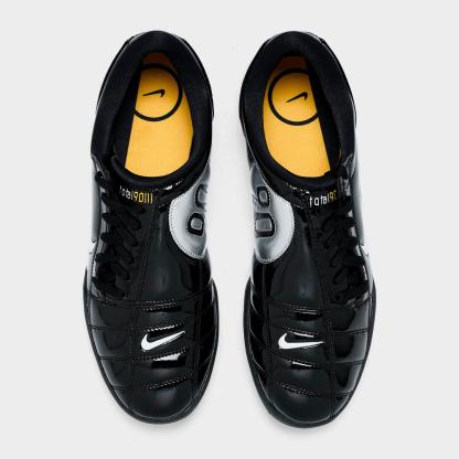 Men's Nike Total 90 Casual Shoes - Black/White/Metallic Silver
