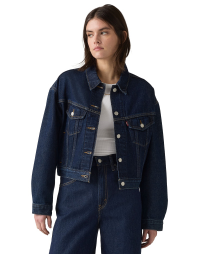 Levi's Women's Shrunken '90s Trucker Jacket - Blue