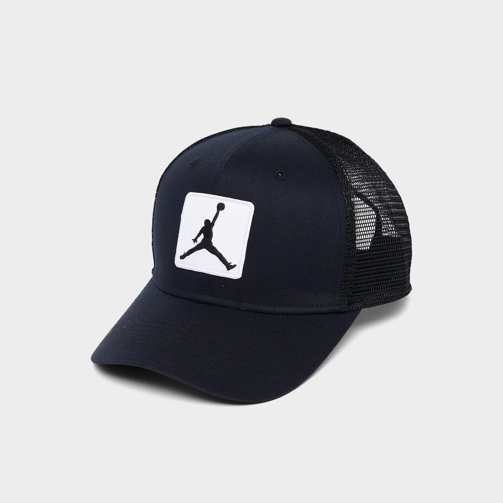 Jordan Rise Trucker Hat - Black/White - view 2