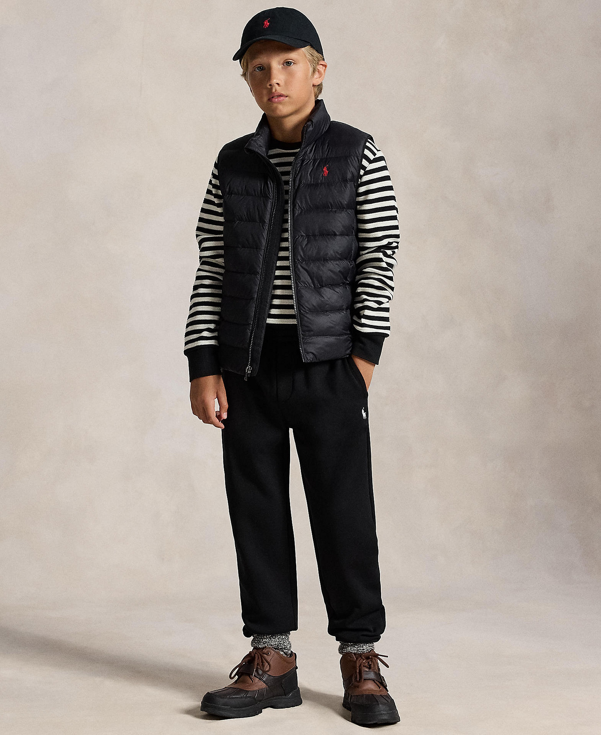 Polo Ralph Lauren Boys' 8-20 The Colden Packable Quilted Vest - Polo Black