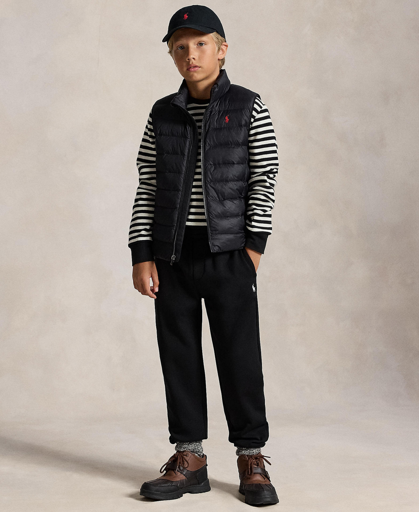 Polo Ralph Lauren Boys' 8-20 The Colden Packable Quilted Vest - Polo Black