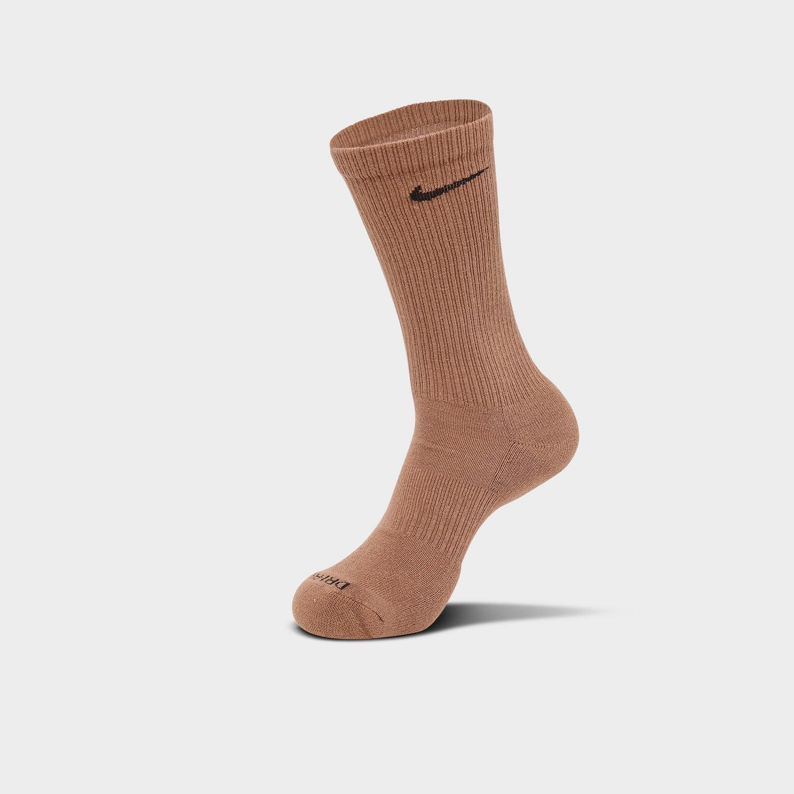 Nike Everyday Plus Cushioned Crew Training Socks (6-Pack) - Pearl/Beige/Rose