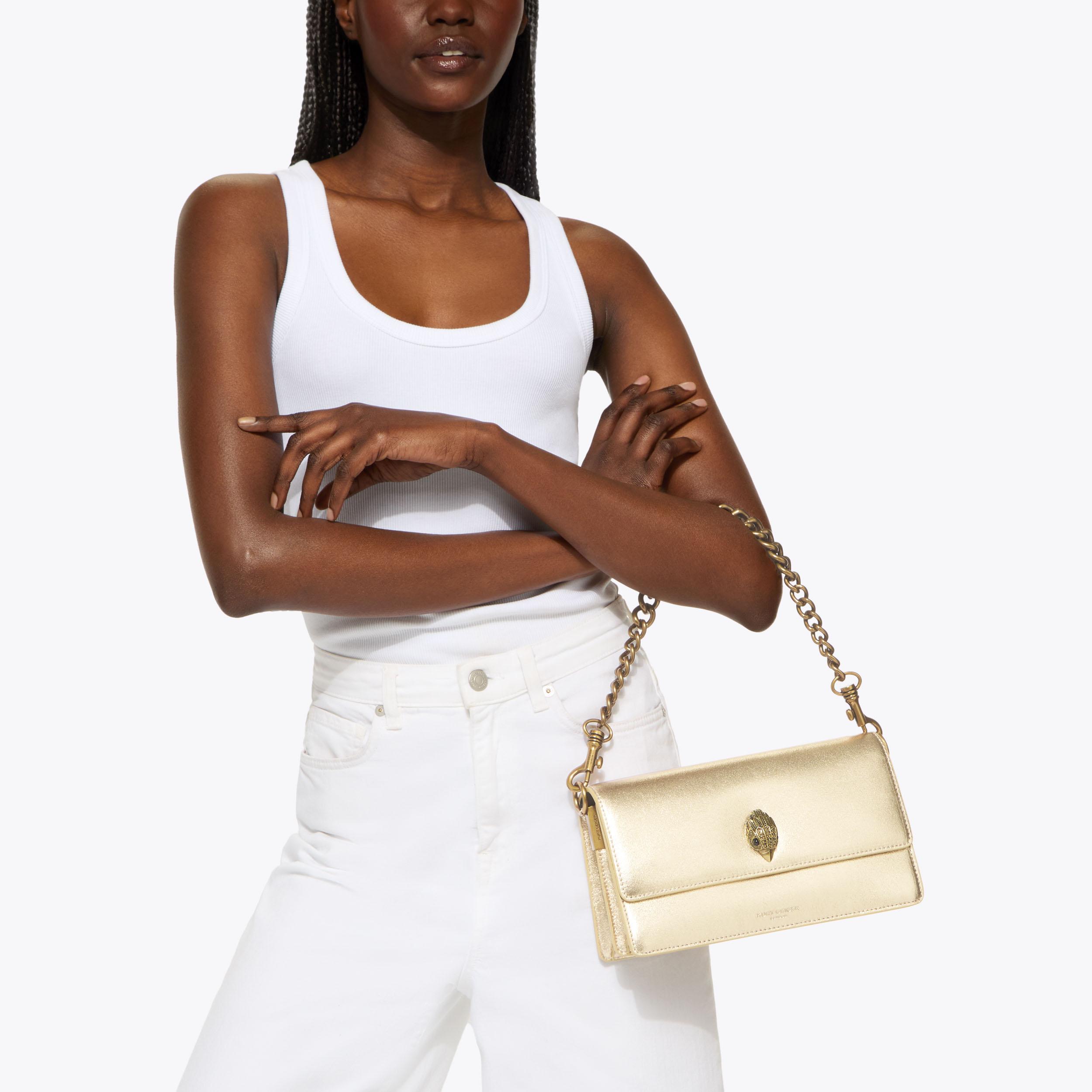 Kurt Geiger London Sloane Soft Shoulder Bag - Metallics - view 2