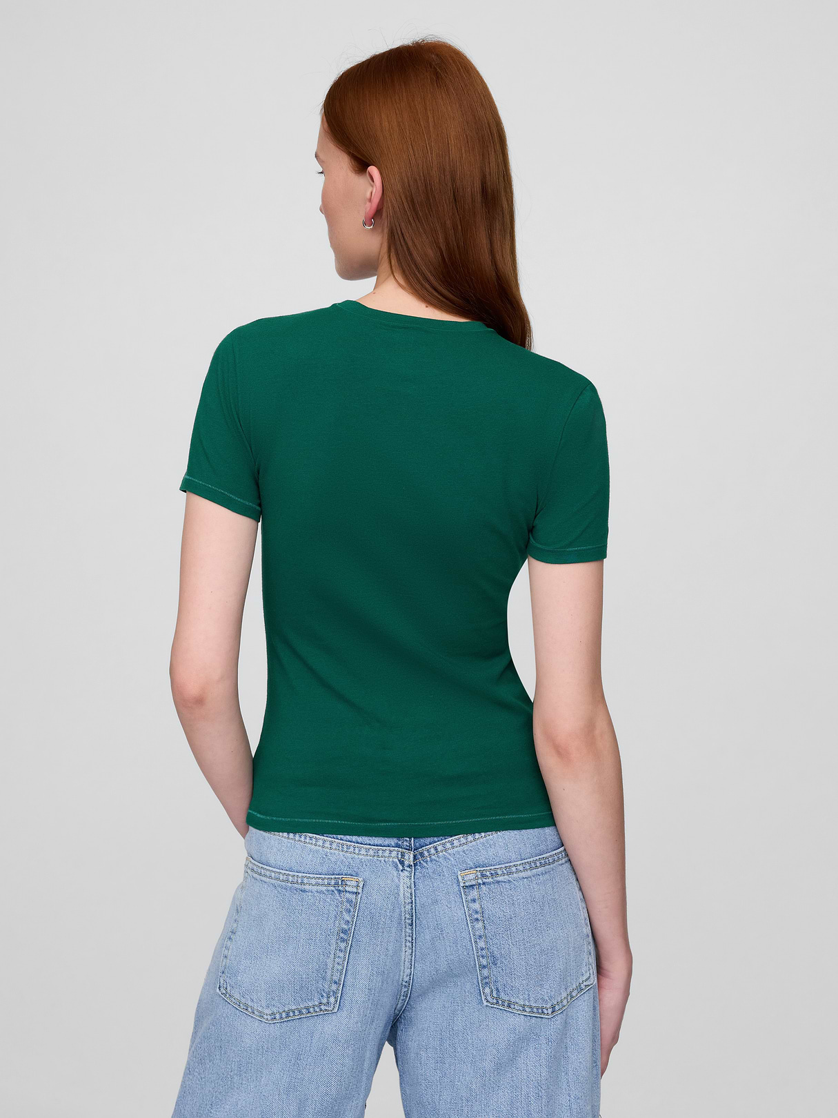 CloseKnit Jersey T-Shirt - Rain forest green
