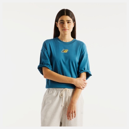 New Balance Sticker Pack Oversized T-Shirt, WT62P2R0STS