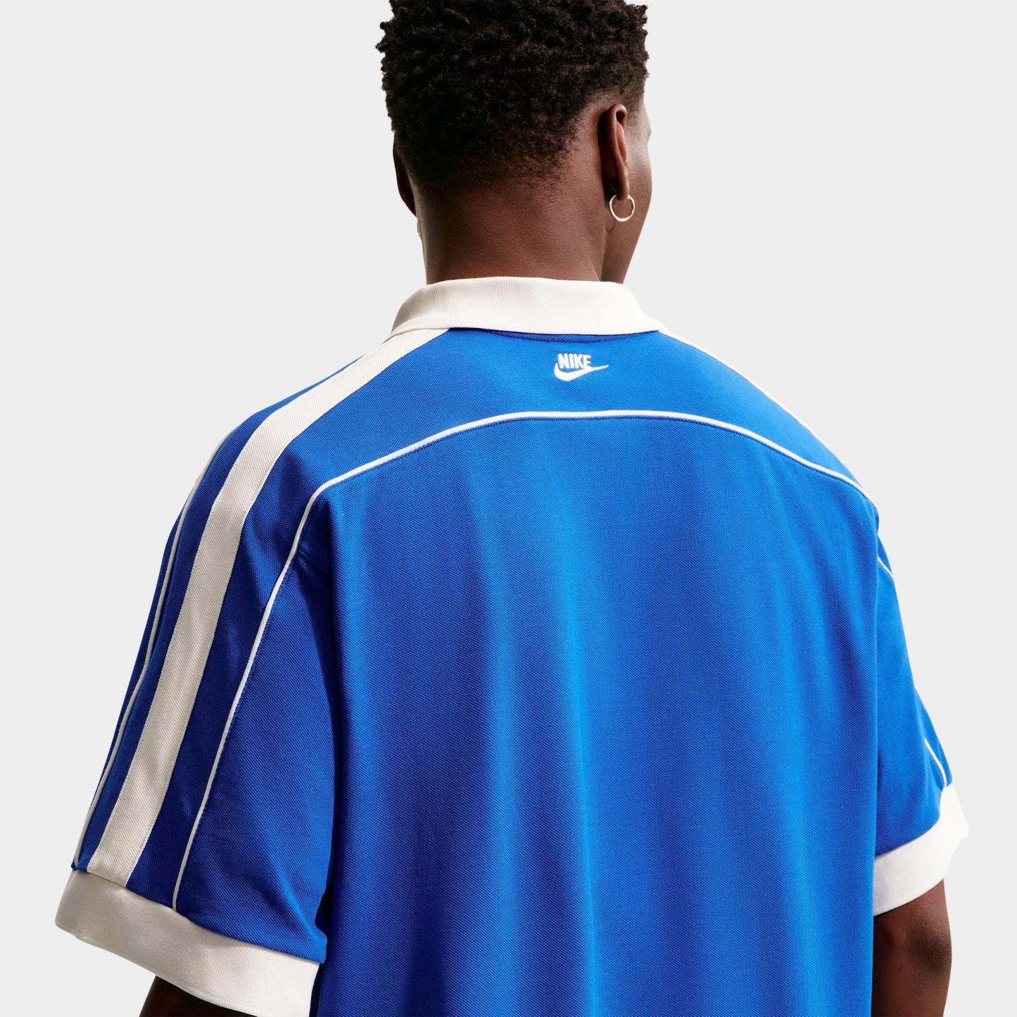 Men's Nithtke Sportswear Club Oversized Polo Shirt - Game Royal/Sail/Sail/Sail