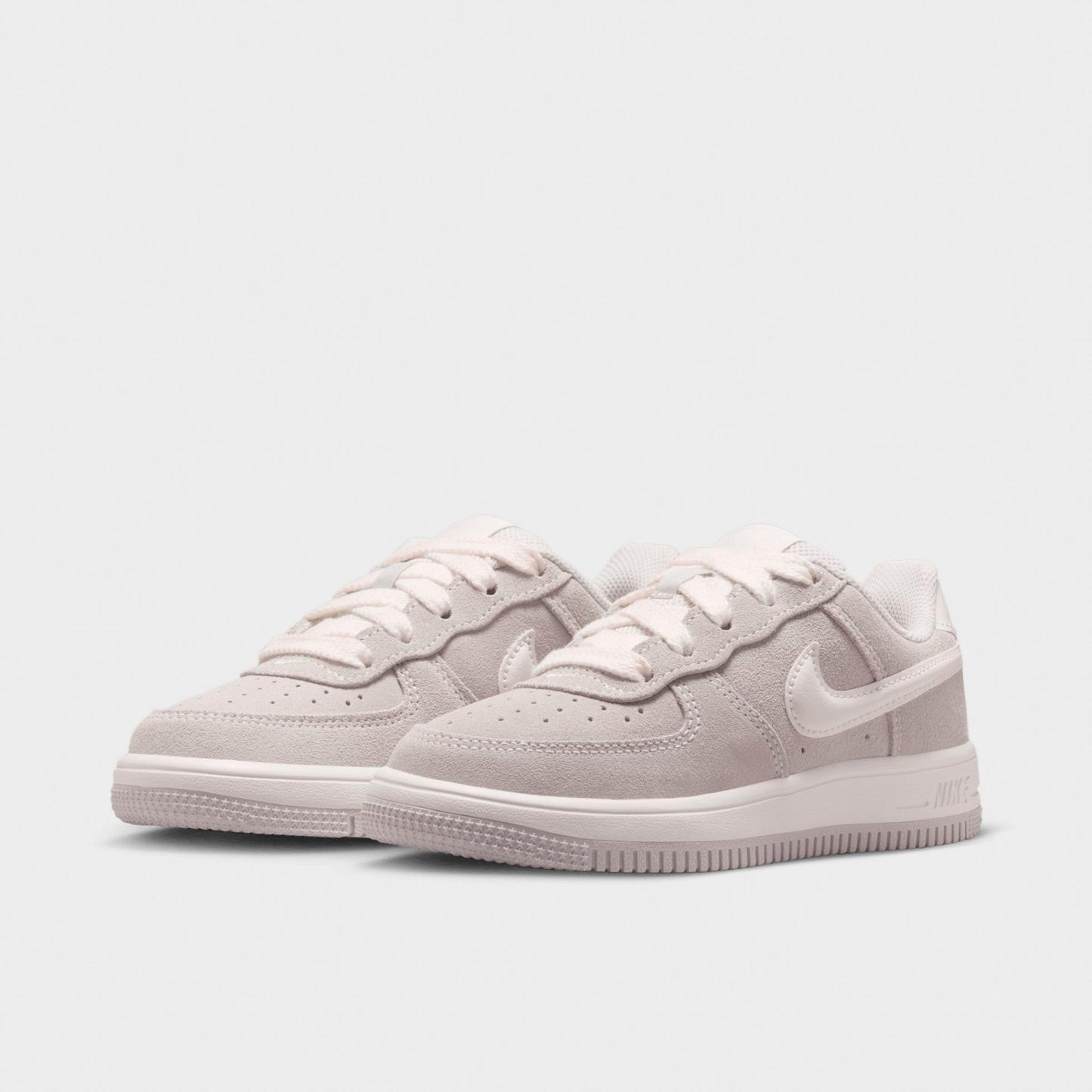 Little Kids' Nithtke Force 1 Low Casual Shoes - Vast Grey/Sail - Both shoes facing left