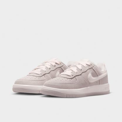 Little Kids' Nithtke Force 1 Low Casual Shoes - Vast Grey/Sail - Both shoes facing left