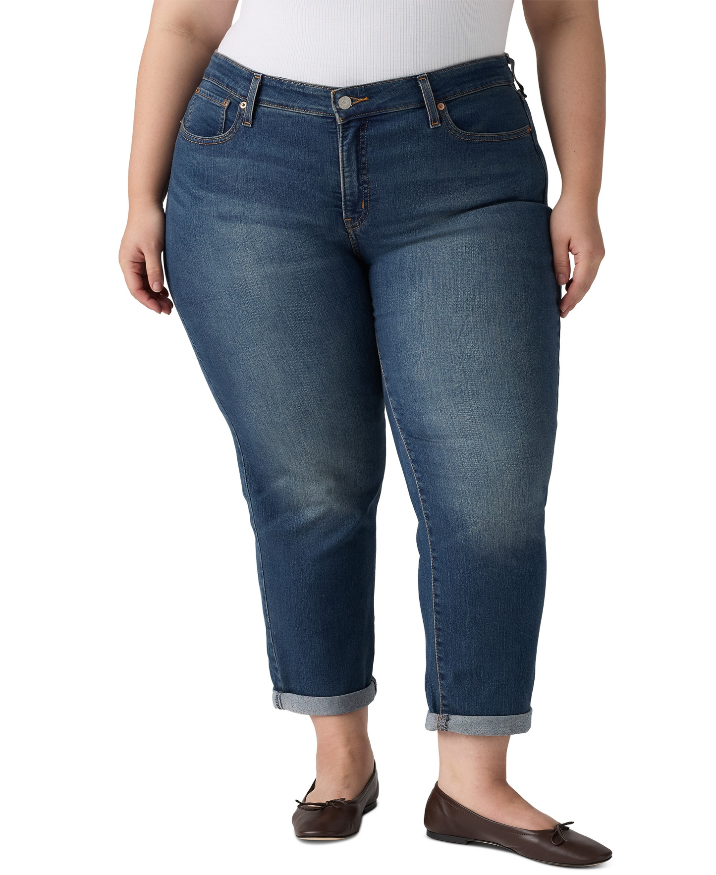 Levi's Women's Relaxed Boyfriend Tapered Leg Jeans - Working Late