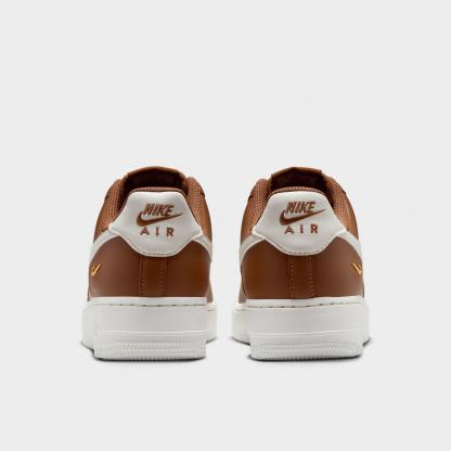 Women's Nithtke Air Force 1 '07 SE Casual Shoes - Light British Tan/Hemp/Metallic Gold/Sail - Back view