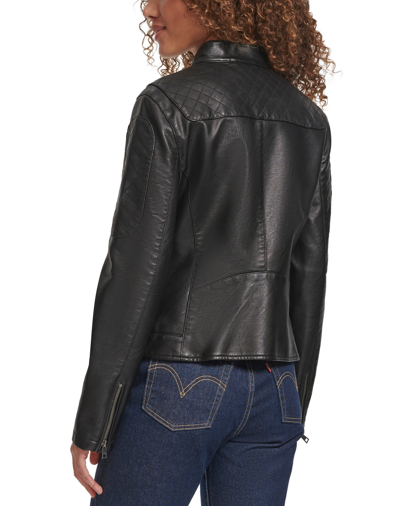 Levi's Women's Faux Leather Biker Jacket - Black