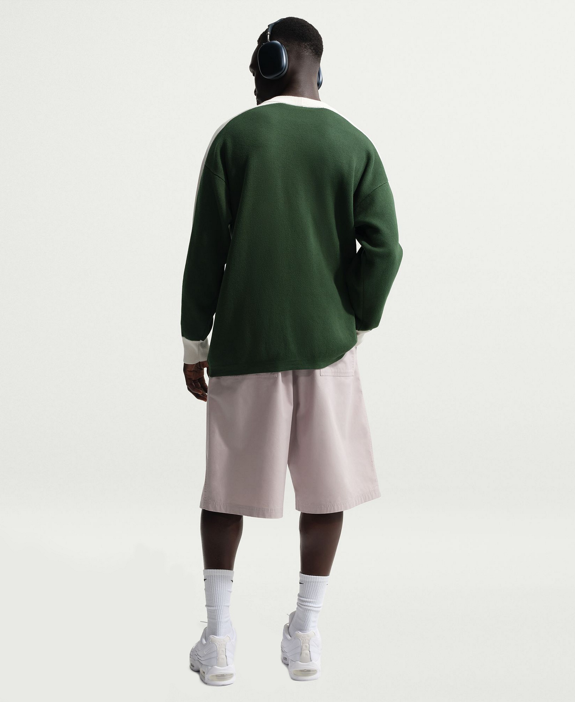 Nike Men's Sportswear Club Jersey Sweater - Fir/sail