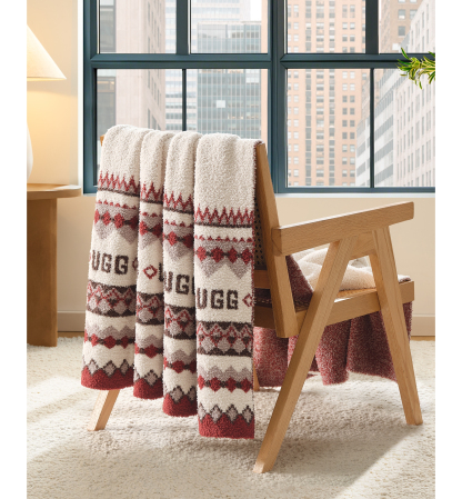 UGG® Polaris Knit Throw, 50" x 70" - Cream