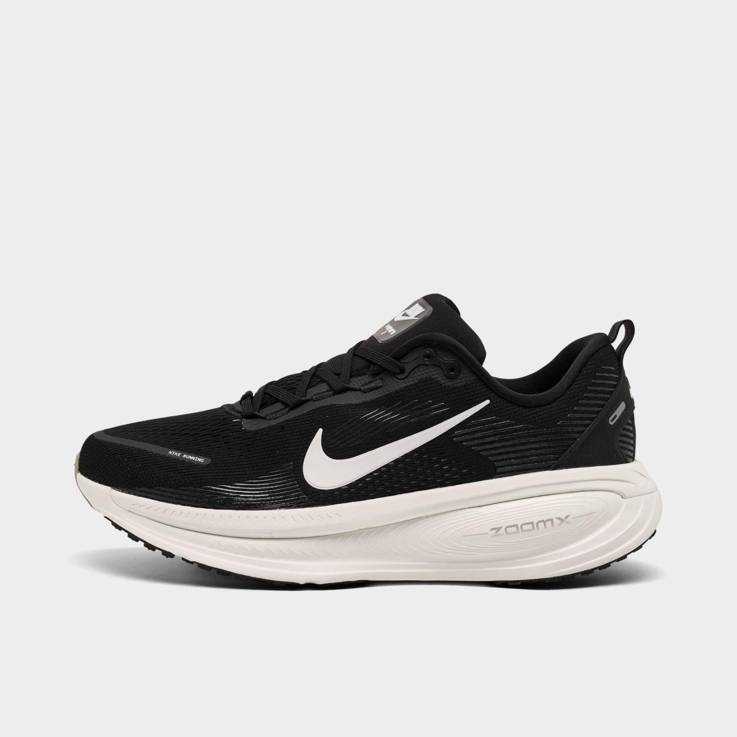 Men's Nike Vomero 18 Running Shoes - Black/Coconut Milk/Light Iron Ore/Summit White