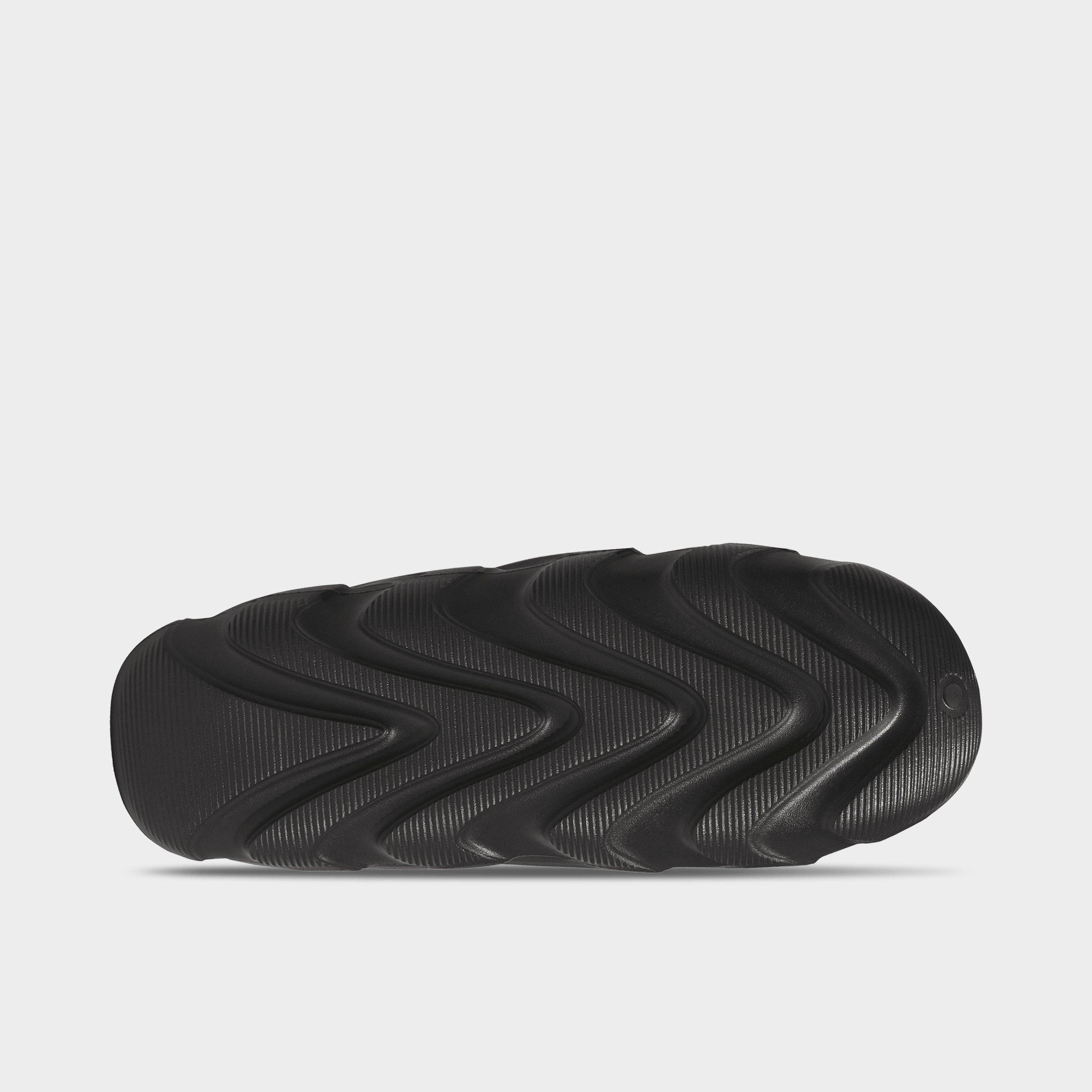 Men's adidas Anthony Edwards 3 Mules - Core Black/Lucid Red - Bottom view