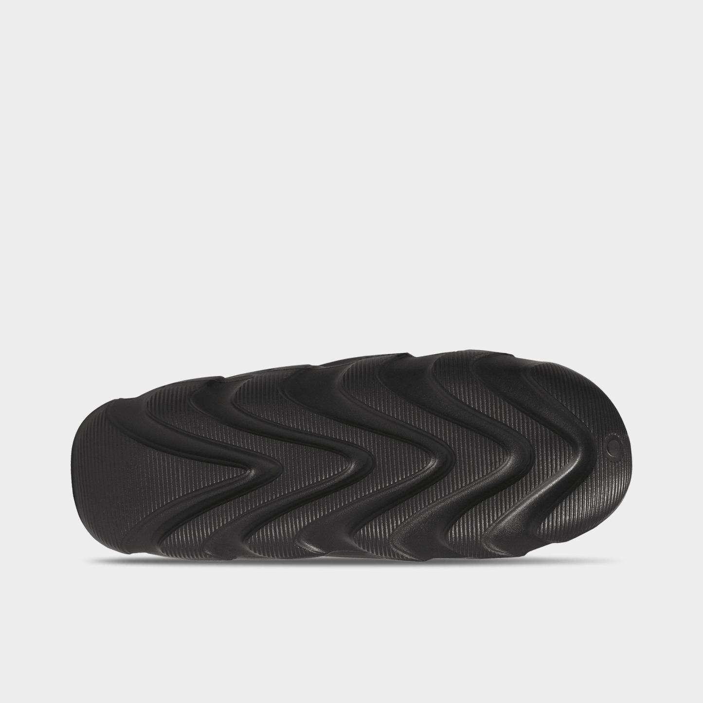 Men's adidas Anthony Edwards 3 Mules - Core Black/Lucid Red - Bottom view
