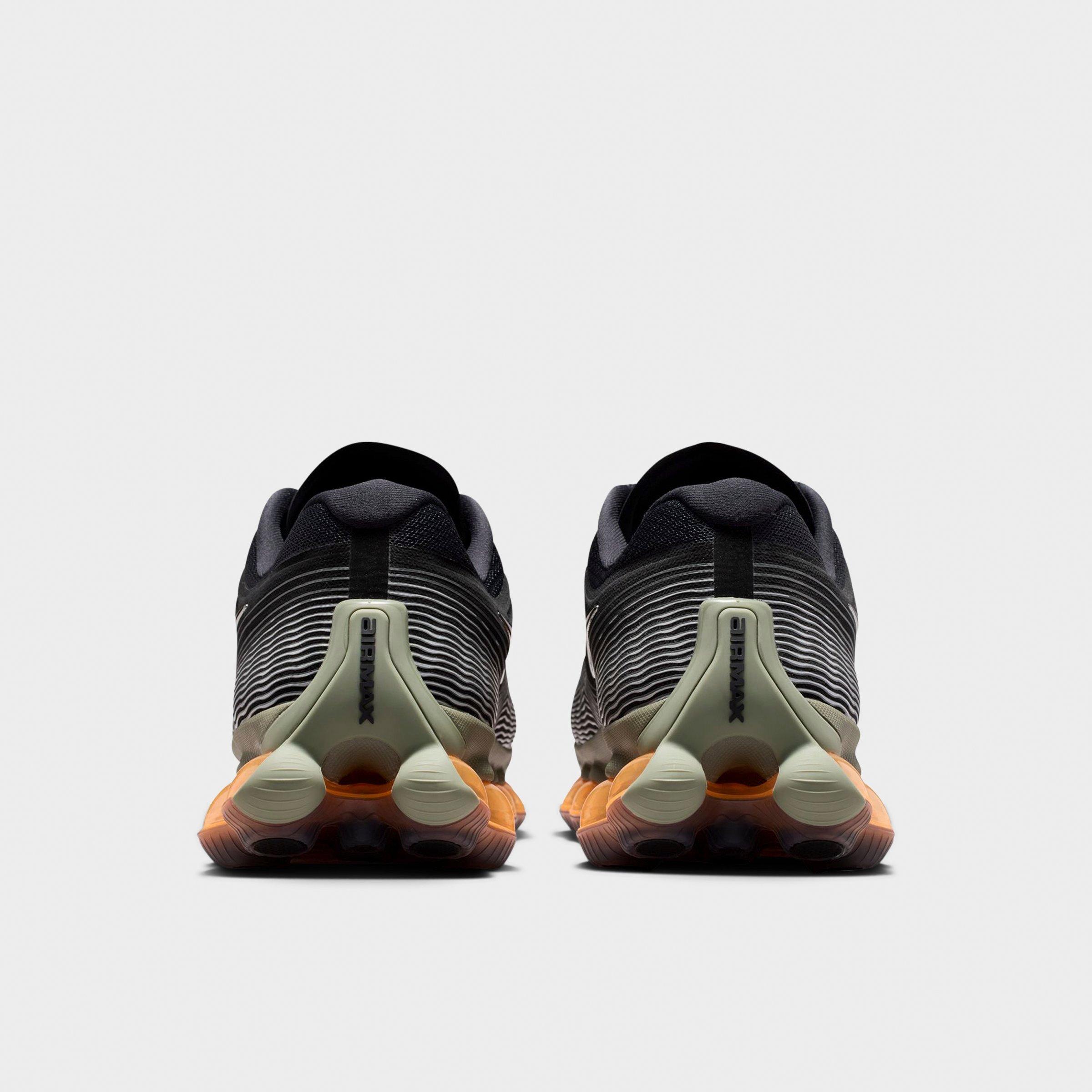 Men's Nithtke Air Liquid Max Casual Shoes - Black/Light Army/Pure Platinum/Metallic Silver - Back view