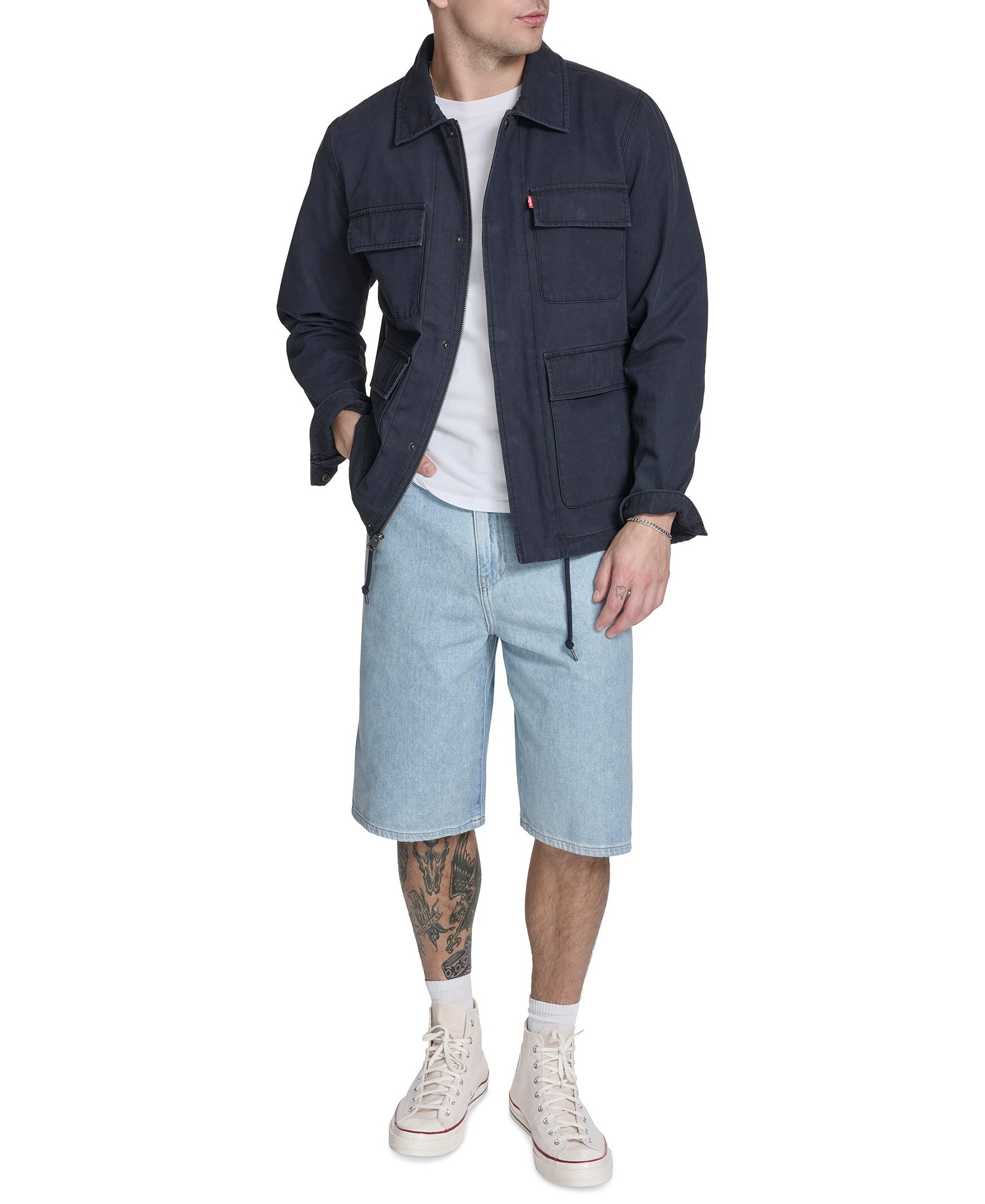 Levi's Men's Cotton Canvas Field Jacket - Navy