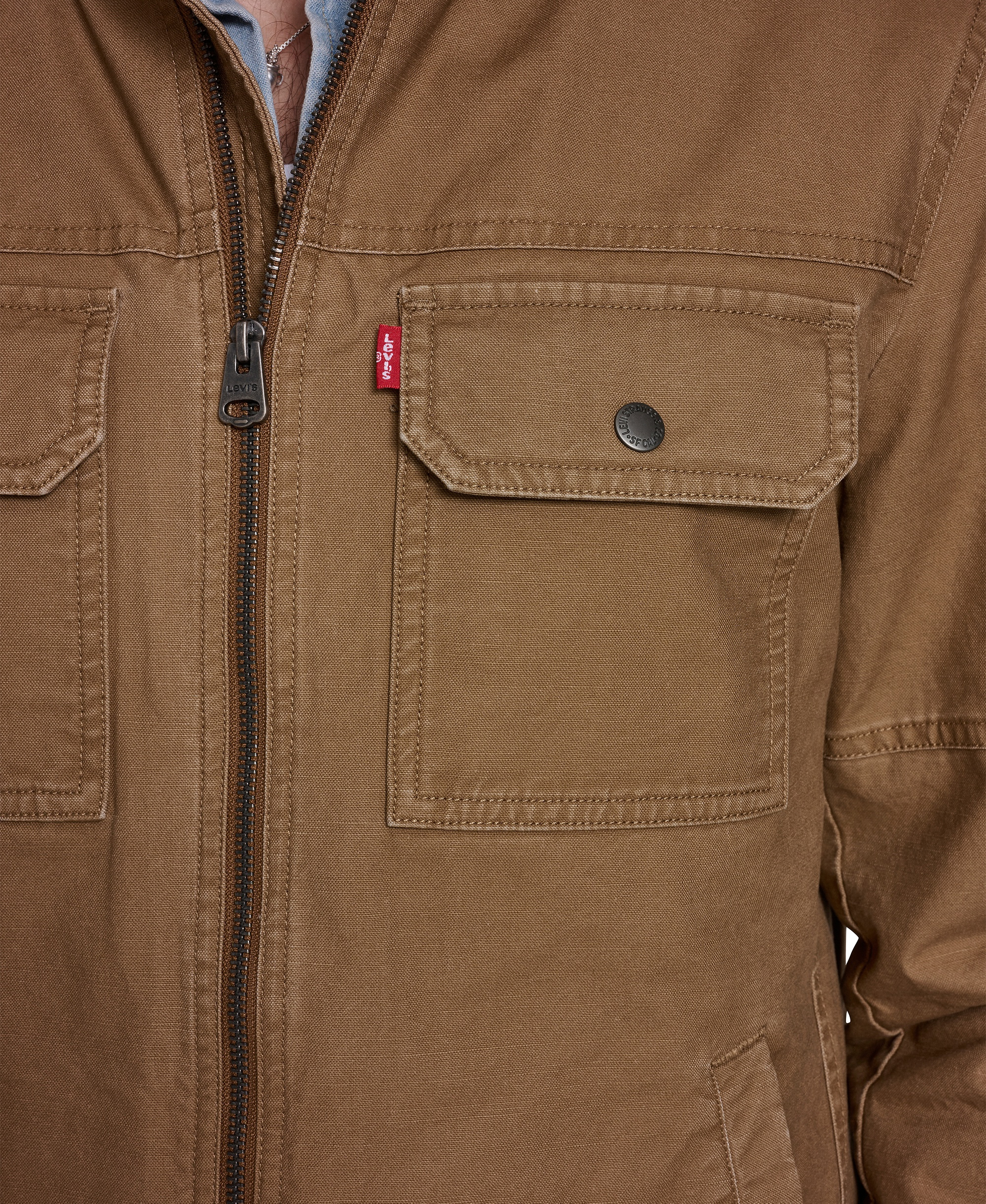 Levi's Men's Cotton Lightweight Jacket - Brown