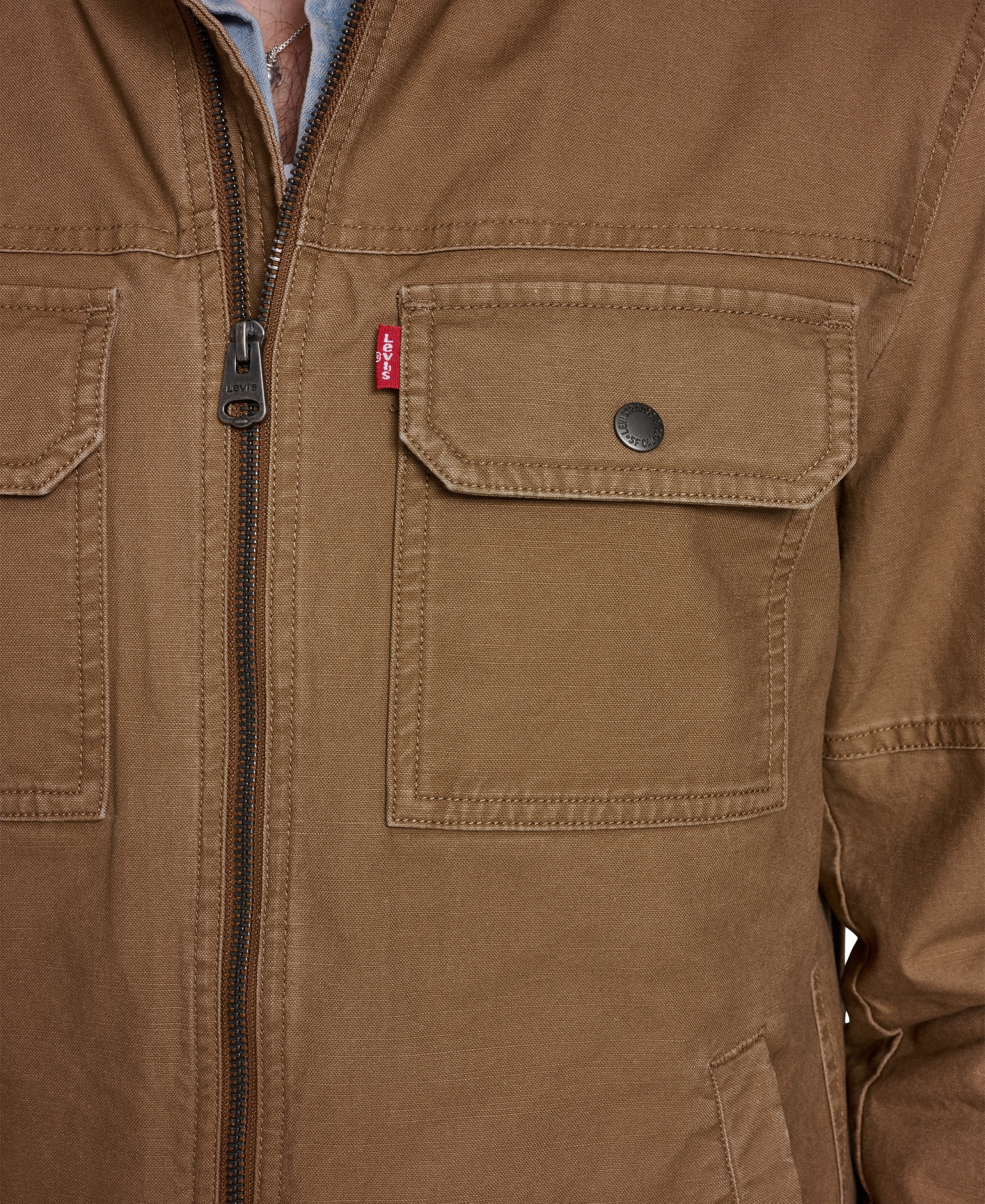 Levi's Men's Cotton Lightweight Jacket - Brown