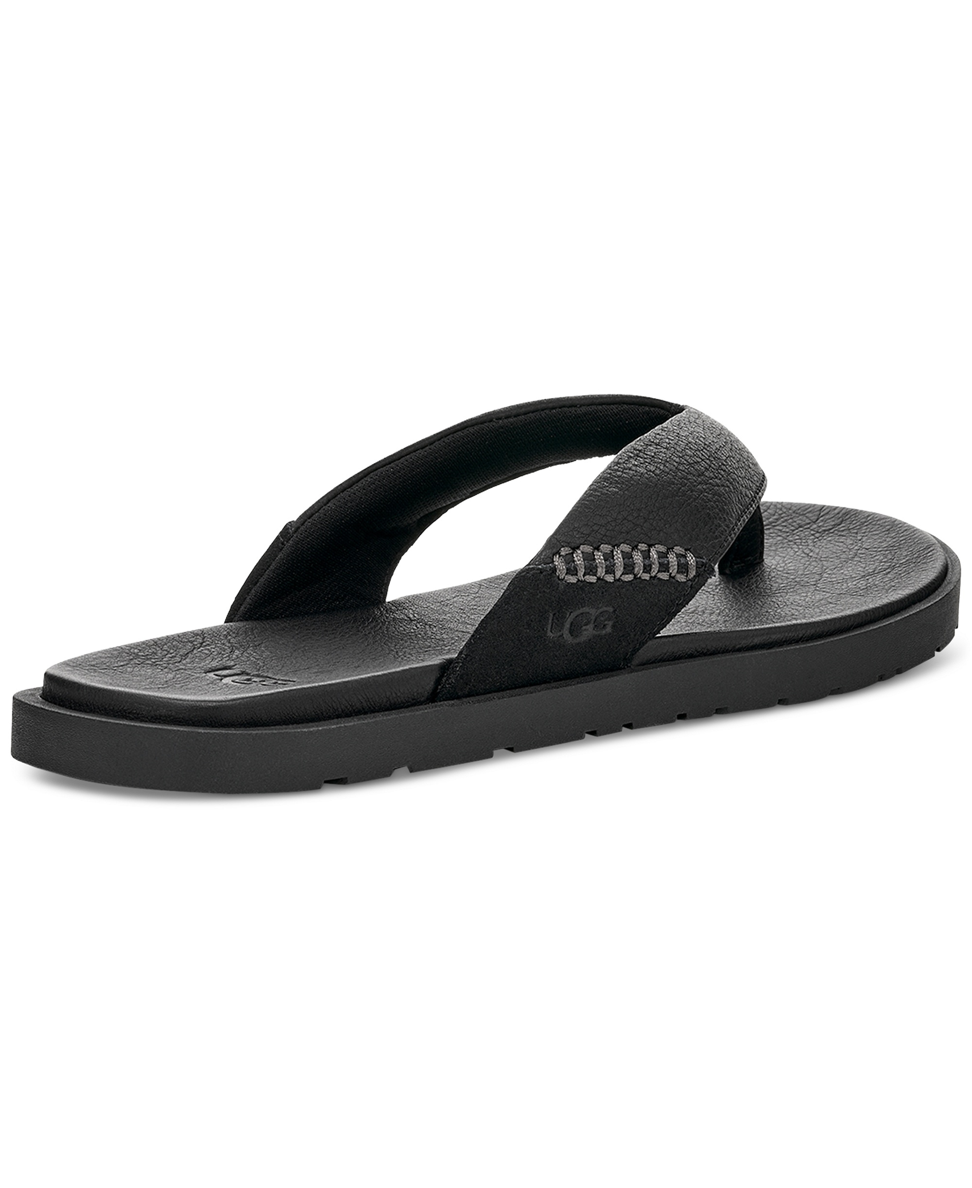 UGG® Men's Seaside II Flip Sandals - Black