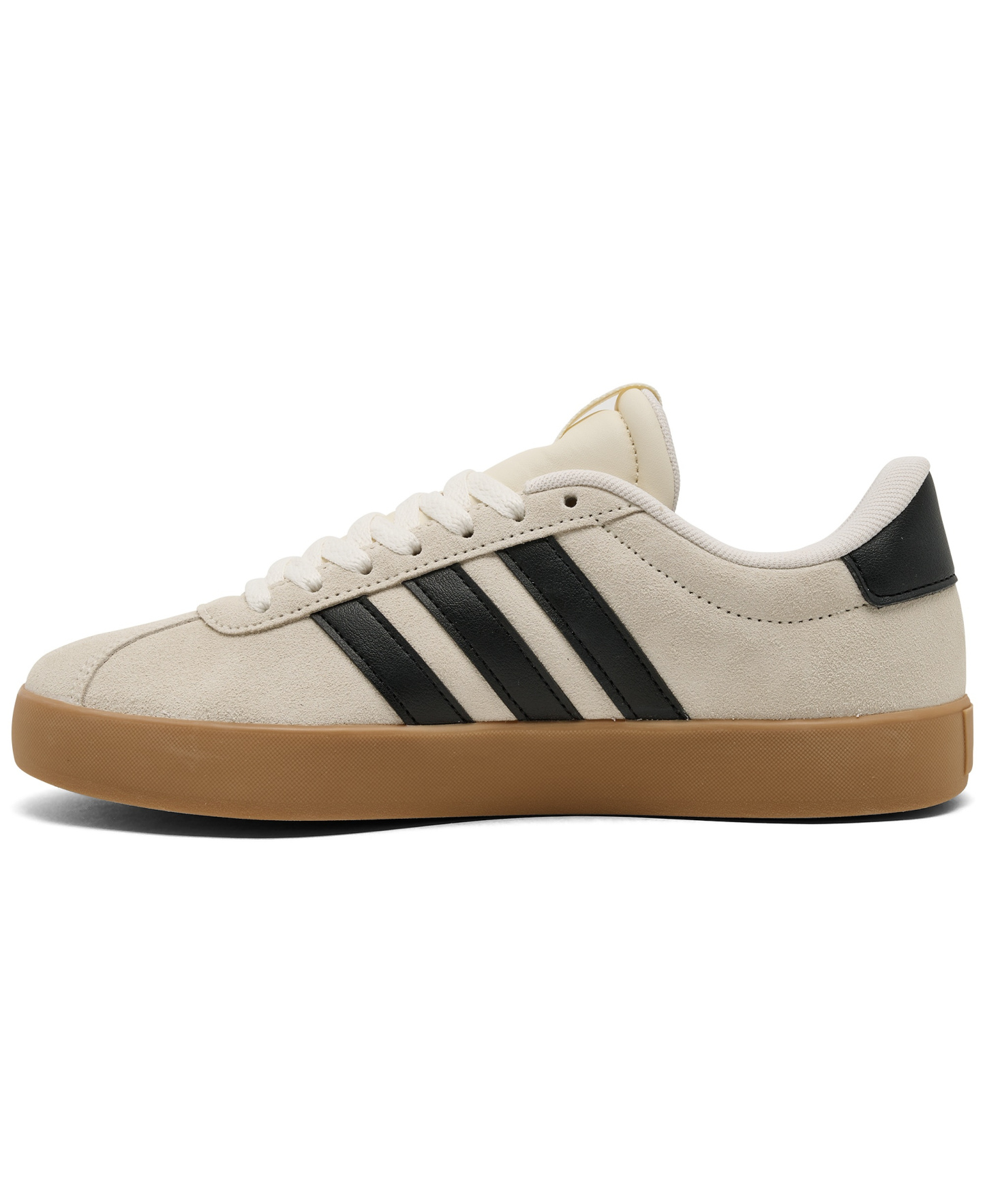 adidas Women's VL Court 3.0 Sneakers from Finish Line - Black, White, Gold