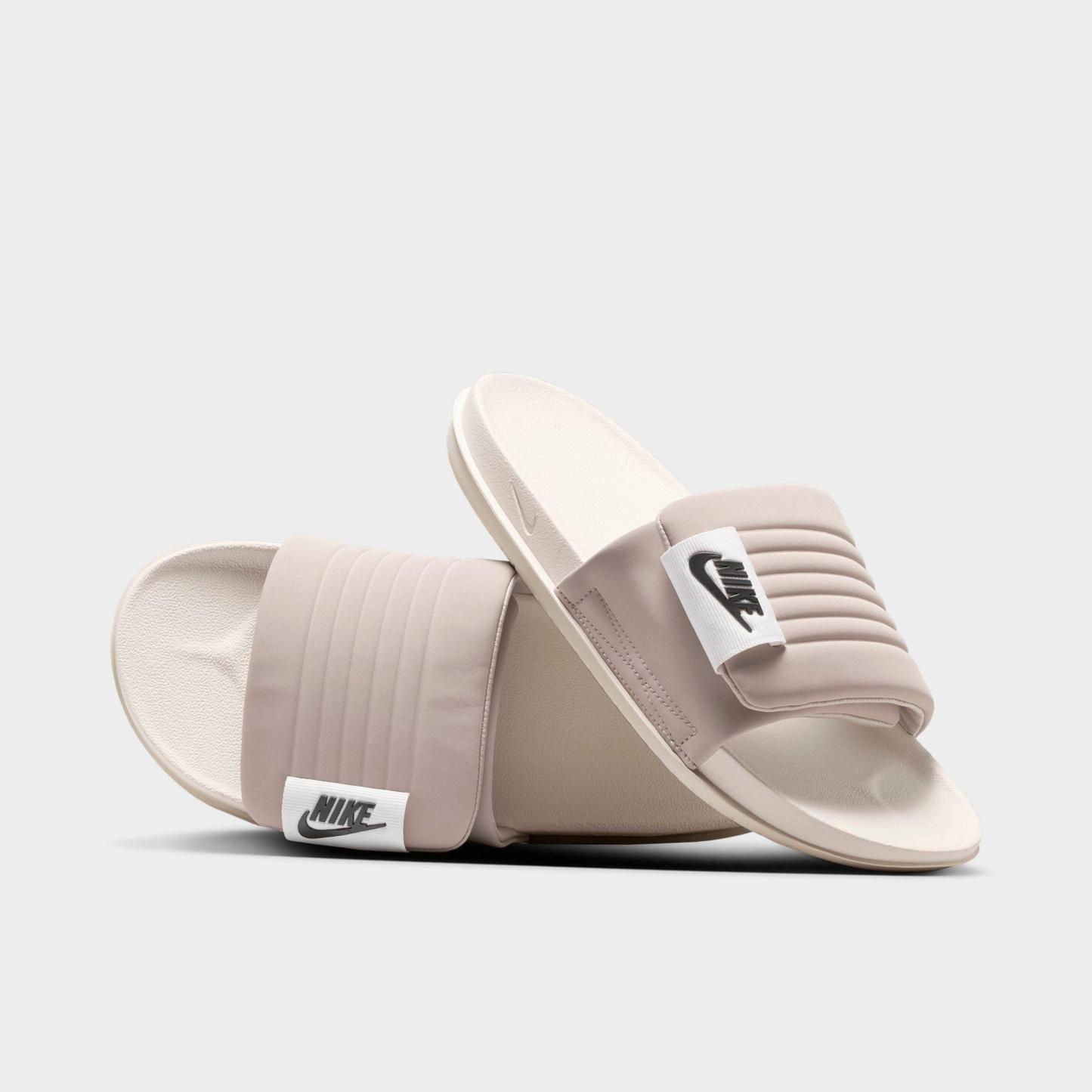 Men's Nithtke Offcourt Adjust Slide Sandals - Phantom/College Grey/Summit White/Off Noir - Both shoes facing left