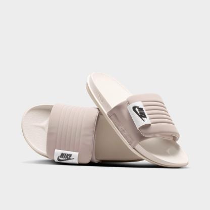 Men's Nithtke Offcourt Adjust Slide Sandals - Phantom/College Grey/Summit White/Off Noir - Both shoes facing left