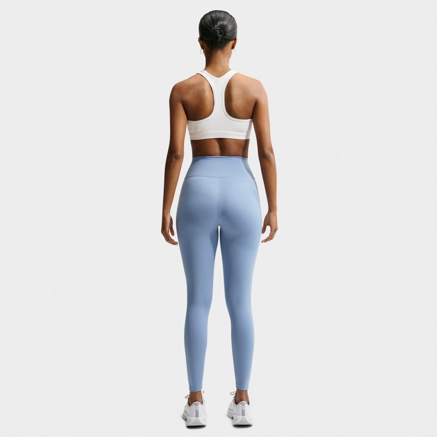 Women's Nithtke One Dri-FIT High-Rise 7/8 Training Tights - Work Blue/White