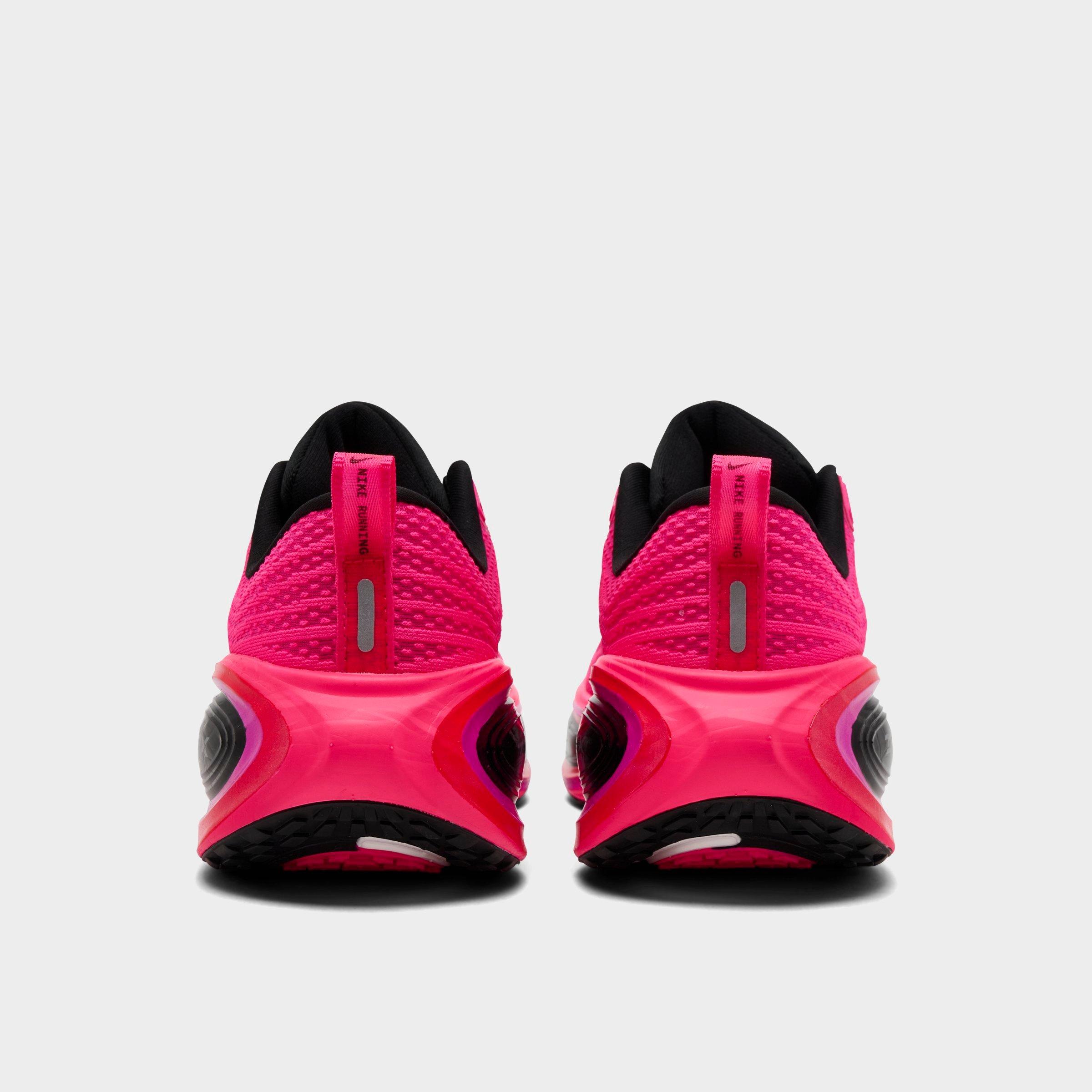 Women's Nithtke Vomero Plus Running Shoes - Part 2 - Black/Hyper Pink/Fuchsia Blast/Black - Back view