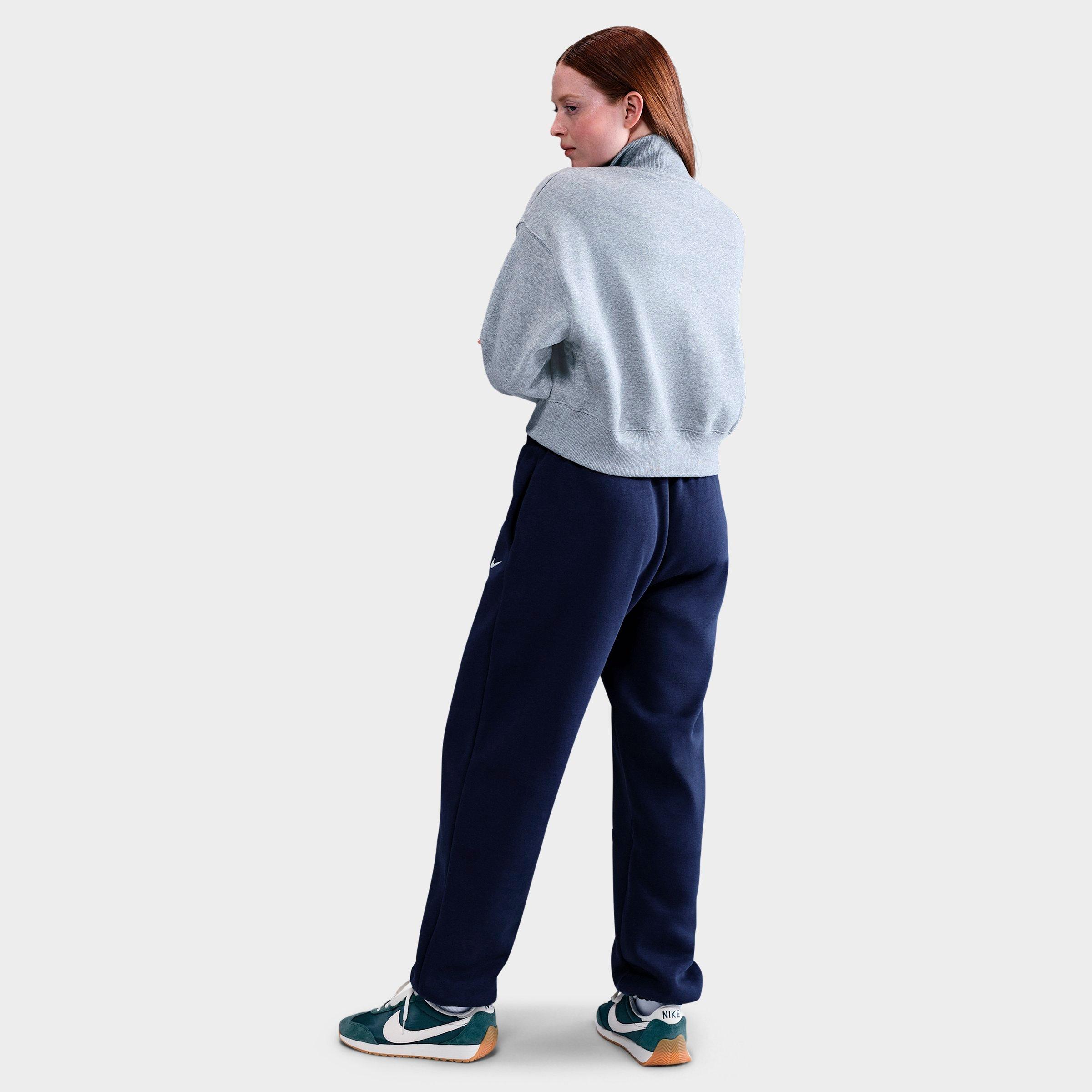 Women's Nithtke Sportswear Phoenix Fleece Oversized High-Waisted Jogger Pants - Midnight Navy/Sail