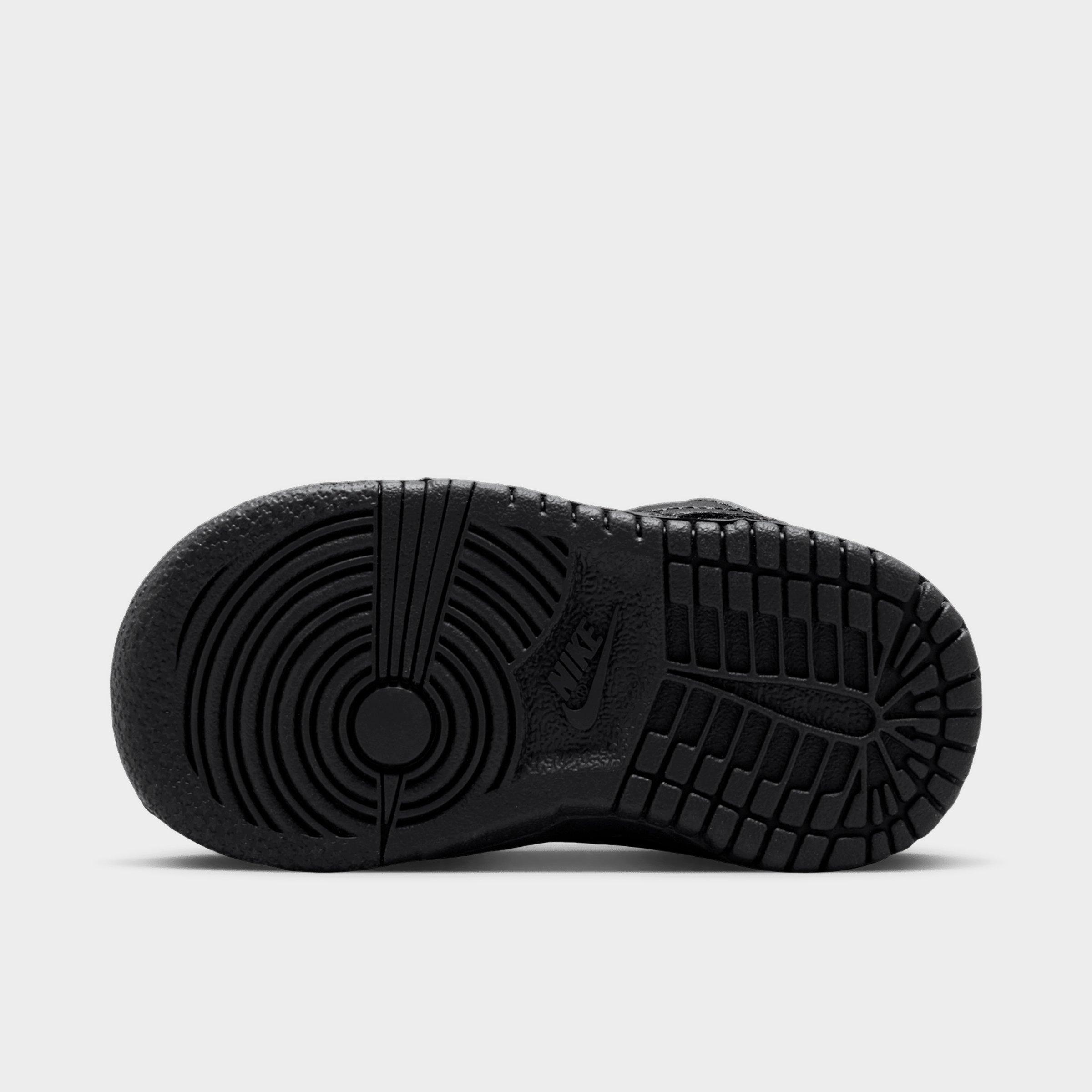 Kids' Toddler Nithtke Dunk Low Casual Shoes - Black - Bottom view