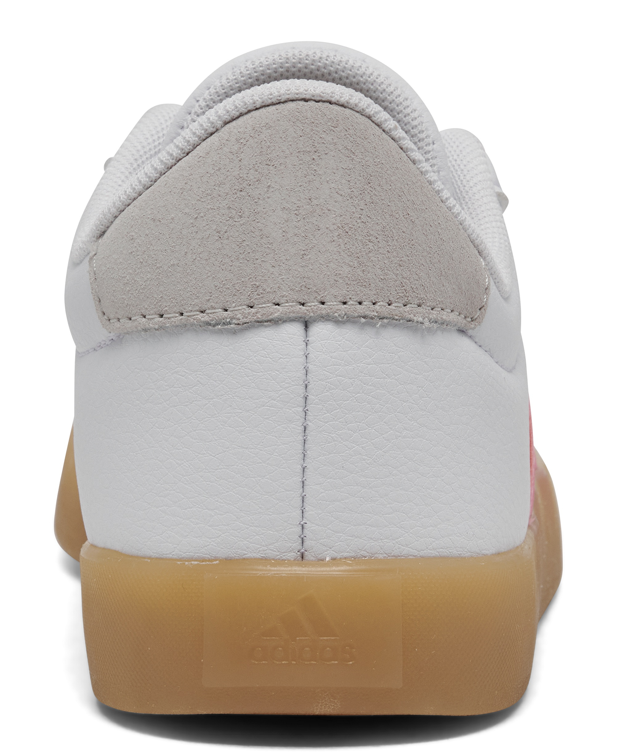 adidas Little Girls VL Court 3.0 Casual Sneakers from Finish Line - White/Pink