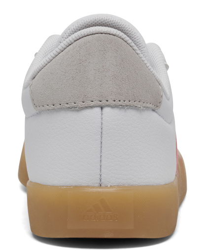 adidas Little Girls VL Court 3.0 Casual Sneakers from Finish Line - White/Pink