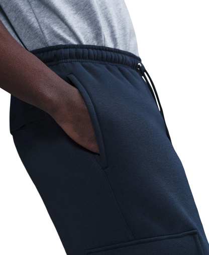 Nike Men's Club Fleece Cargo Regular-Fit Pants - Obsidian/White